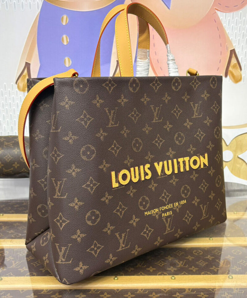 Louis Vuitton Shopper Tote MM M13928 Brown
